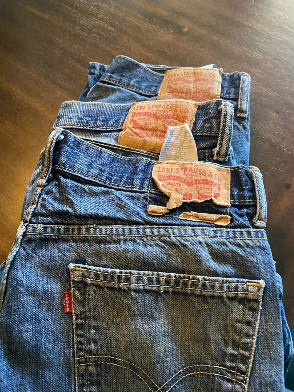 Levi's Denim Jeans 3-pack for DIY